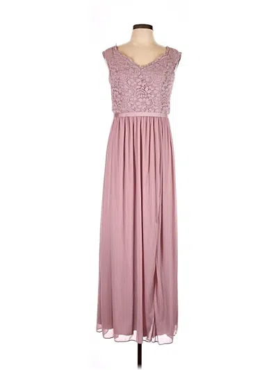 Pre-owned David's Bridal Cocktail Dress In Pink