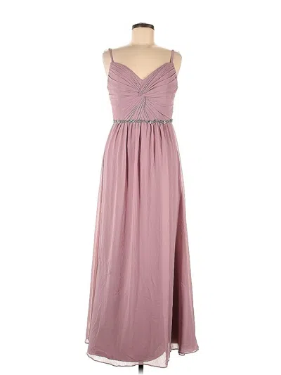 Pre-owned David's Bridal Cocktail Dress In Purple