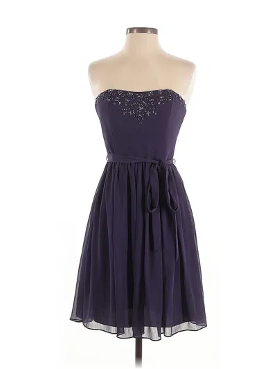 Pre-owned David's Bridal Cocktail Dress In Purple