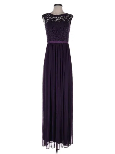 Pre-owned David's Bridal Cocktail Dress In Purple