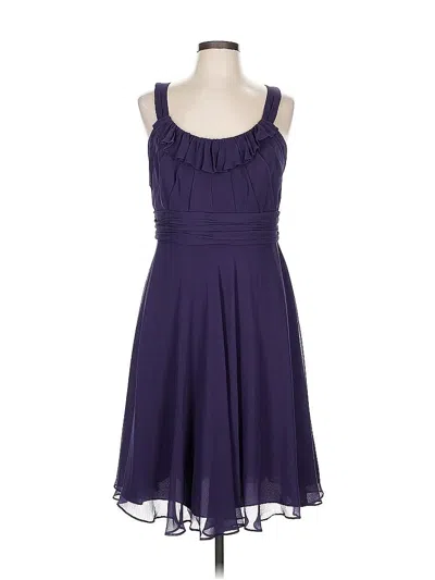 Pre-owned David's Bridal Cocktail Dress In Purple