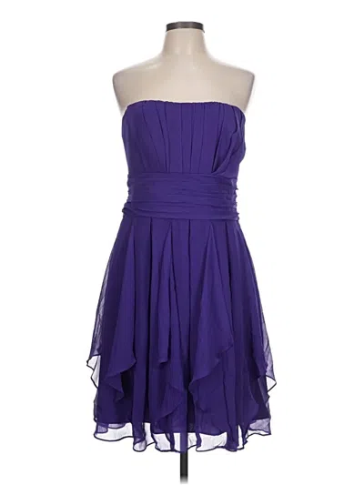 Pre-owned David's Bridal Cocktail Dress In Purple