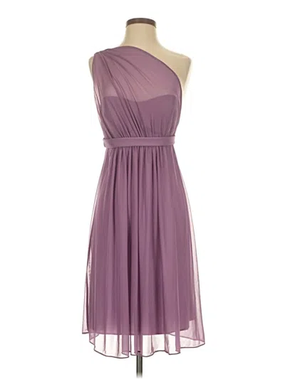 Pre-owned David's Bridal Cocktail Dress In Purple