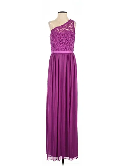 Pre-owned David's Bridal Cocktail Dress In Purple