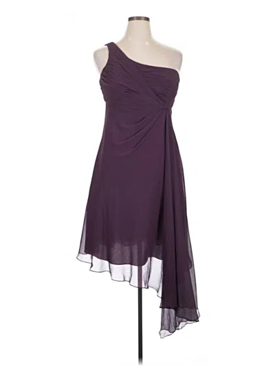 Pre-owned David's Bridal Cocktail Dress In Purple