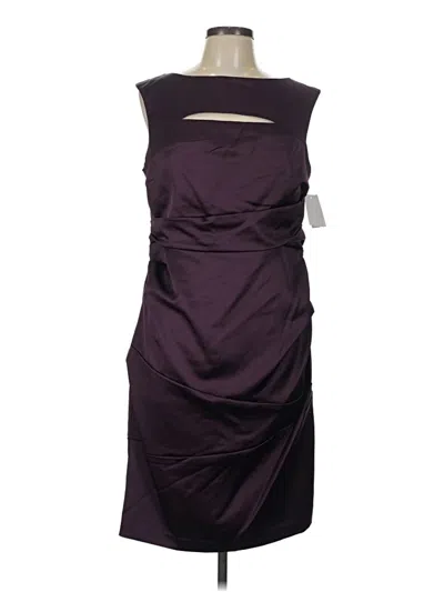 Pre-owned David's Bridal Cocktail Dress In Purple