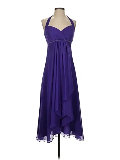 Pre-owned David's Bridal Cocktail Dress In Purple