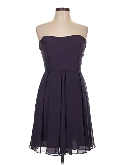 Pre-owned David's Bridal Cocktail Dress In Purple