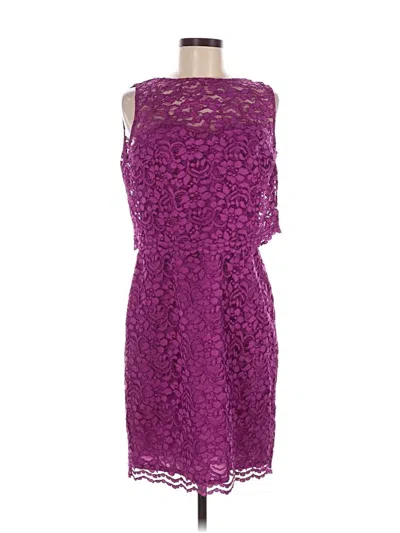 Pre-owned David's Bridal Cocktail Dress In Purple
