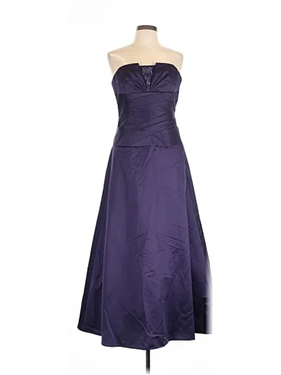 Pre-owned David's Bridal Cocktail Dress In Purple