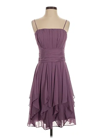 Pre-owned David's Bridal Cocktail Dress In Purple