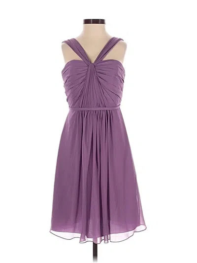 Pre-owned David's Bridal Cocktail Dress In Purple