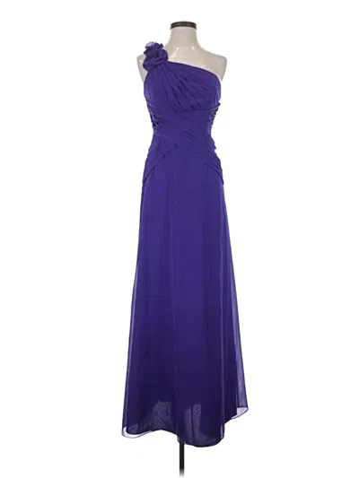 Pre-owned David's Bridal Cocktail Dress In Purple