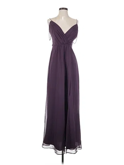 Pre-owned David's Bridal Cocktail Dress In Purple