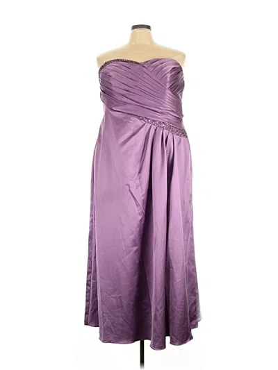 Pre-owned David's Bridal Cocktail Dress In Purple