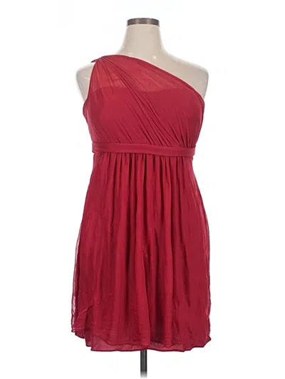 Pre-owned David's Bridal Cocktail Dress In Red