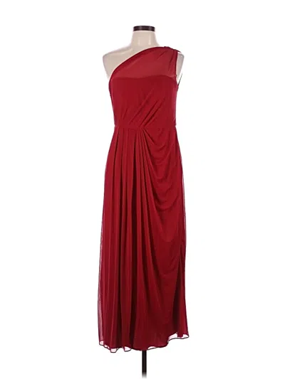 Pre-owned David's Bridal Cocktail Dress In Red
