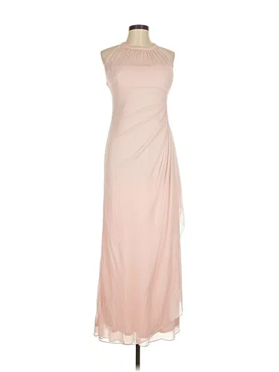 Pre-owned David's Bridal Cocktail Dress In Tan