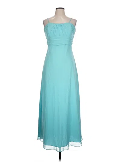 Pre-owned David's Bridal Cocktail Dress In Teal