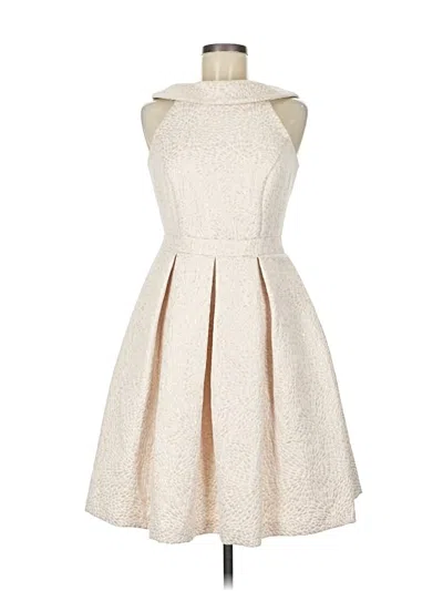 Pre-owned David's Bridal Cocktail Dress In White