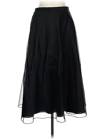 Pre-owned David's Bridal Formal Skirt In Black