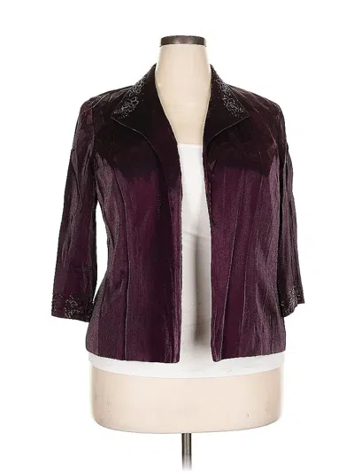 Pre-owned David's Bridal Jacket In Burgundy
