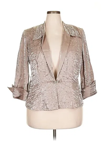 Pre-owned David's Bridal Jacket In Silver