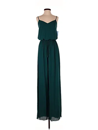 Pre-owned David's Bridal Jumpsuit In Teal