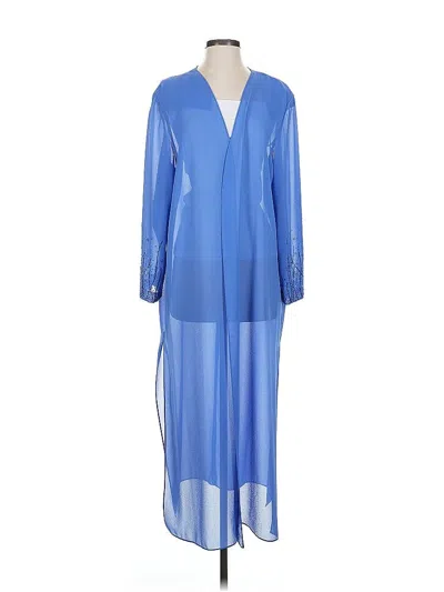Pre-owned David's Bridal Kimono In Blue