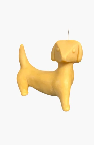 Davie Ocho Candle Co. Davie Ocho Candle Co Astro Dog Candle In Yellow