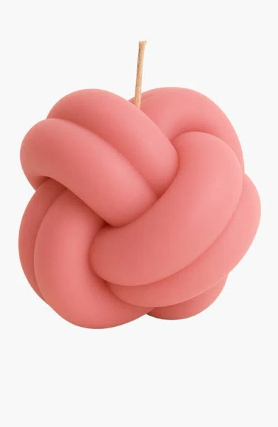 Davie Ocho Candle Co. Davie Ocho Candle Co Balloon Knot Candle In Pink