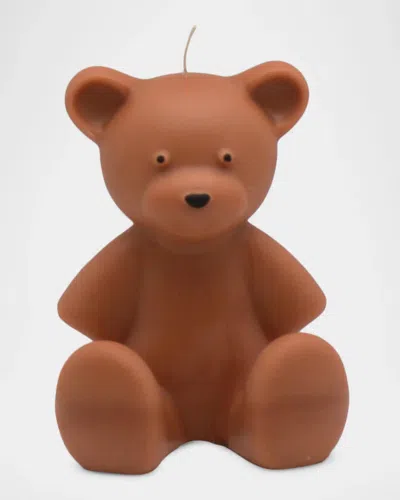 Davie Ocho Candle Co. Bedford Bear Candle In Brown