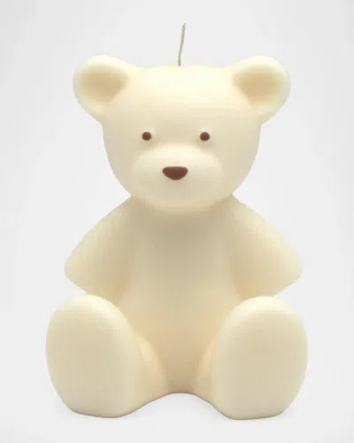 Davie Ocho Candle Co. Bedford Bear Wax Candle In Neutral
