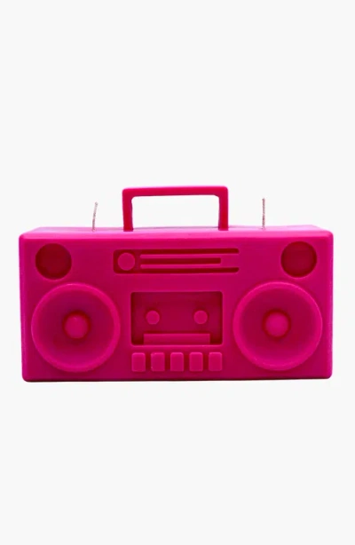 Davie Ocho Candle Co. Davie Ocho Candle Co Boom Box Candle In Pink