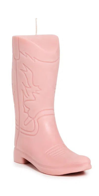 Davie Ocho Candle Co. Cowboy Boot Candle Blush