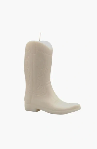 Davie Ocho Candle Co. Davie Ocho Candle Co Cowboy Boot Candle In Brown
