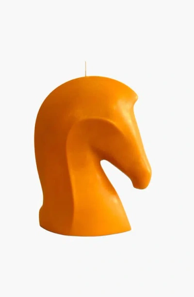Davie Ocho Candle Co. Davie Ocho Candle Co Pony Candle In Orange