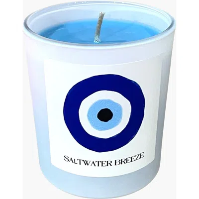 Davie Ocho Candle Co. Davie Ocho Candle Co Saltwater Breeze Candle In Blue