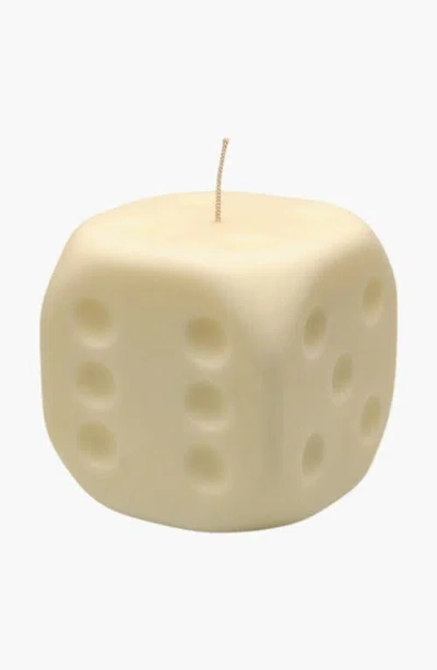 Davie Ocho Candle Co. Davie Ocho Candle Co Shake The Dice Candle In Neutral
