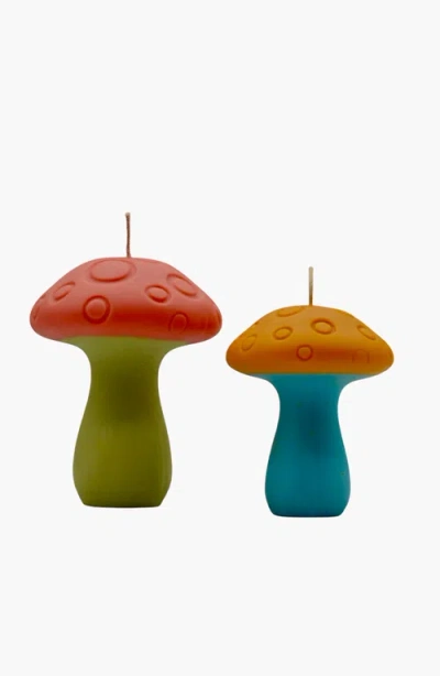 Davie Ocho Candle Co. Davie Ocho Candle Co Shroomies Candle Set In Multi