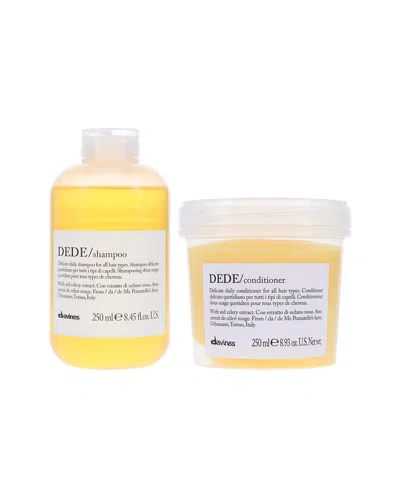 Davines 17.38oz Dede Delicate Daily Shampoo & Conditioner Combo Pack In Transparent
