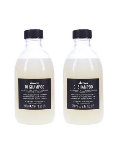 Davines 18.94oz Oi Shampoo 2 Pack