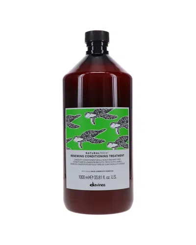 Davines 33.8oz Naturaltech Renewing Conditioning Treatment In Transparent
