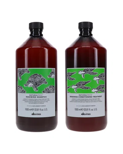 Davines 67.6oz Naturaltech Renewing Shampoo & Conditioning Treatment Combo Pack