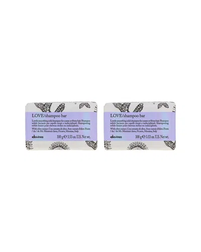 Davines 7.06oz Love Smoothing Shampoo Bar 2 Pack