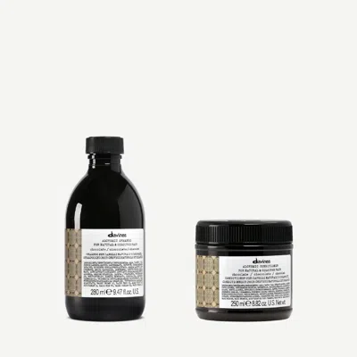 Davines Alchemic Chocolate Duo Set In Brown
