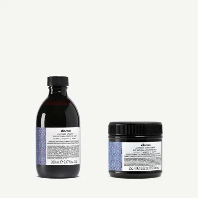 Davines Alchemic Silver Duo Set In Multi