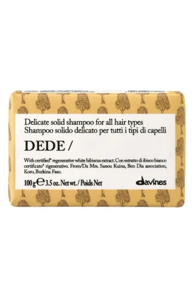Davines Dede Shampoo Bar In Transparent