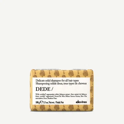 Davines Dede Solid Shampoo Essential Haircare In Transparent