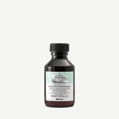 Davines Detoxifying Scrub Shampoo Naturaltech In Transparent
